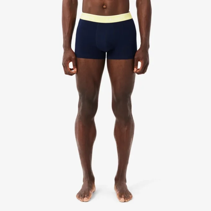Conjunto de 3 boxers em algodão elástico para homem