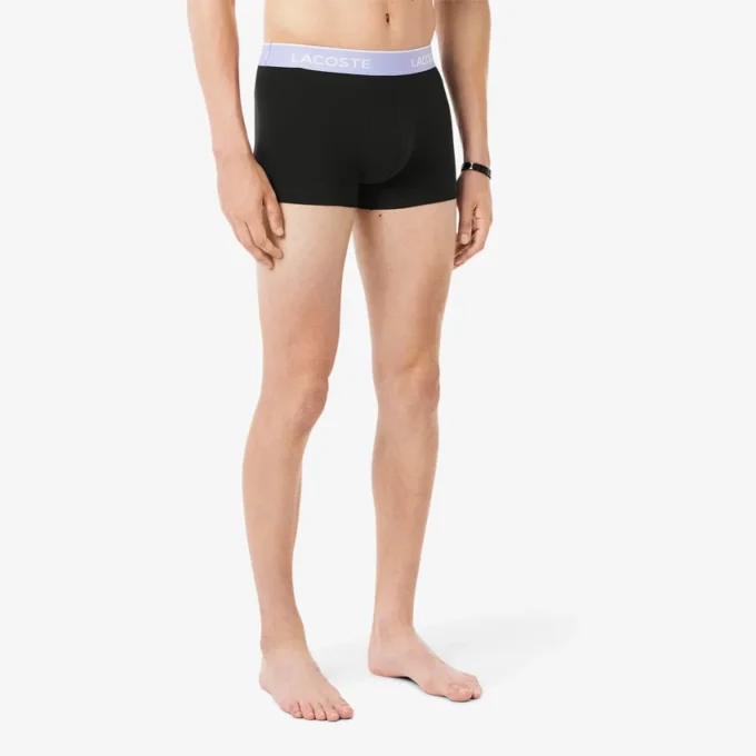 Conjunto de 3 boxers em algodão elástico para homem
