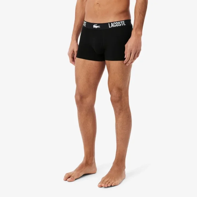 Conjunto de 3 boxers em algodão elástico para homem
