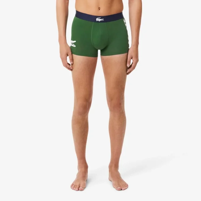 Conjunto de 3 boxers em algodão elástico para homem