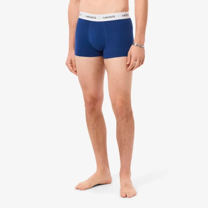 Conjunto de 3 boxers em algodão elástico para homem