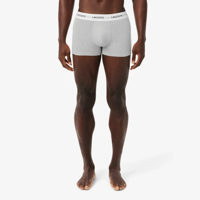 Conjunto de 3 boxers em algodão elástico para homem