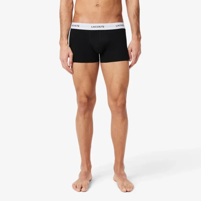 Conjunto de 3 boxers em algodão elástico para homem