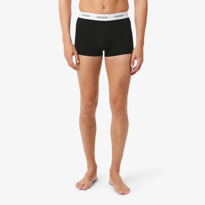 Conjunto de 3 boxers em algodão elástico para homem
