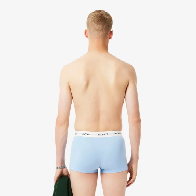 Conjunto de 3 boxers em algodão elástico para homem