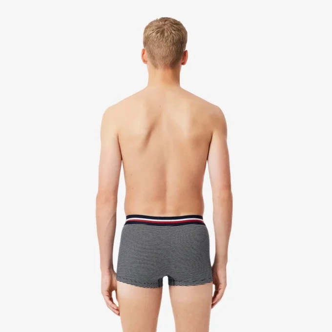 Conjunto de 3 boxers em algodão elástico para homem