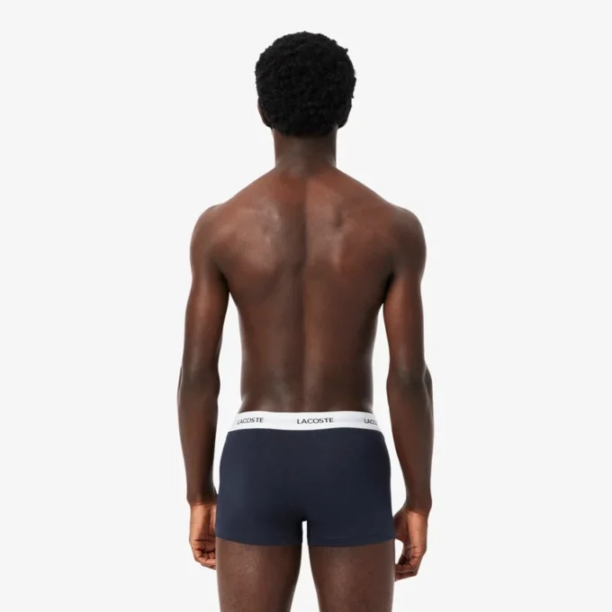 Conjunto de 3 boxers em algodão elástico para homem
