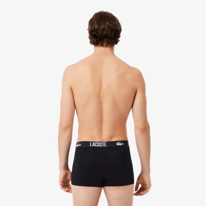 Conjunto de 3 boxers em algodão elástico para homem
