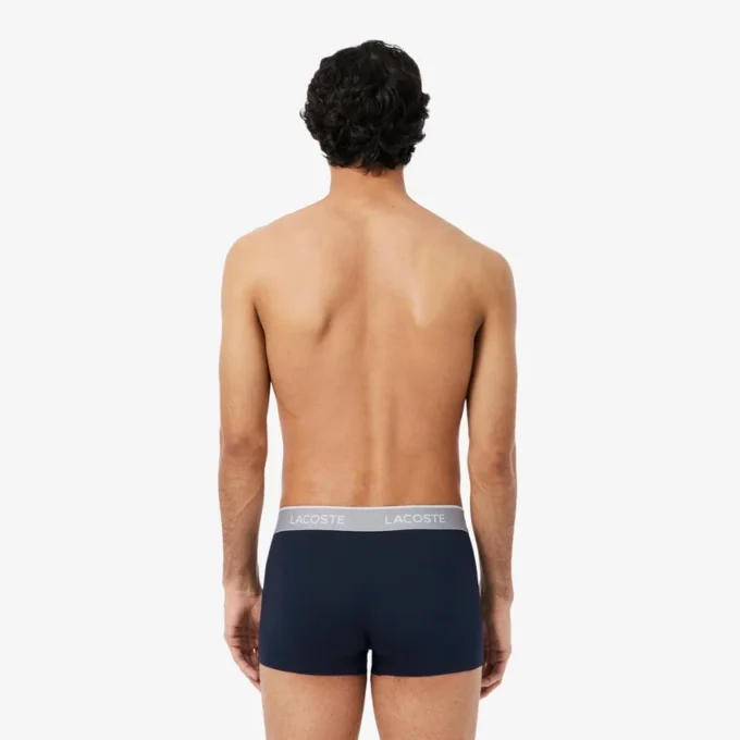 Conjunto de 3 boxers em algodão elástico para homem