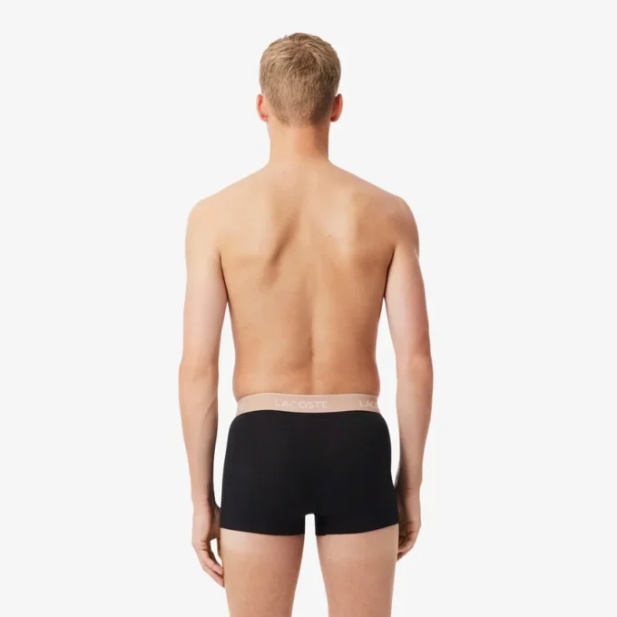 Conjunto de 3 boxers em algodão elástico para homem