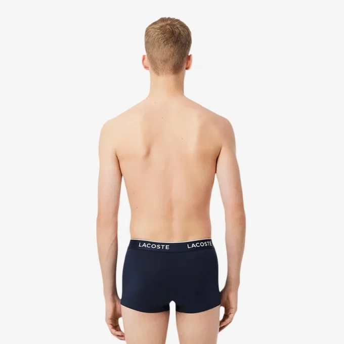 Conjunto de 3 boxers em algodão elástico para homem