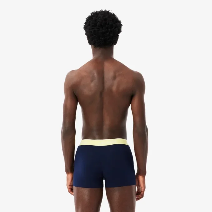 Conjunto de 3 boxers em algodão elástico para homem