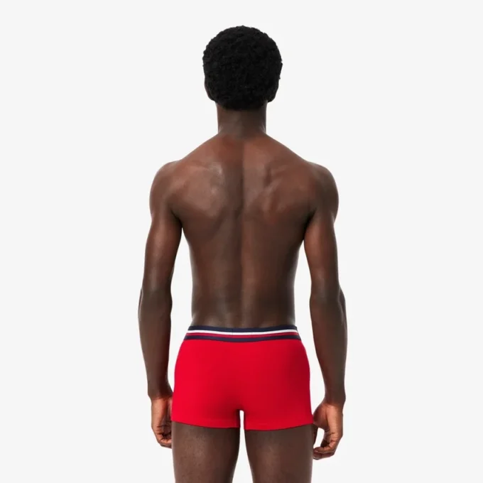 Conjunto de 3 boxers em algodão elástico para homem