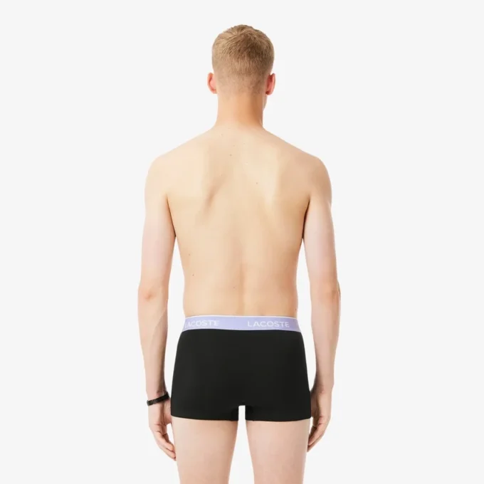 Conjunto de 3 boxers em algodão elástico para homem