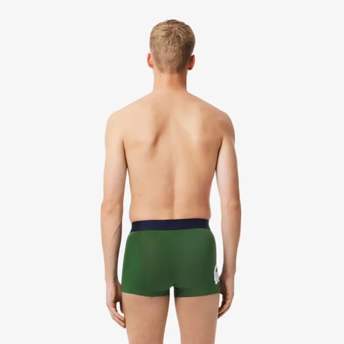Conjunto de 3 boxers em algodão elástico para homem
