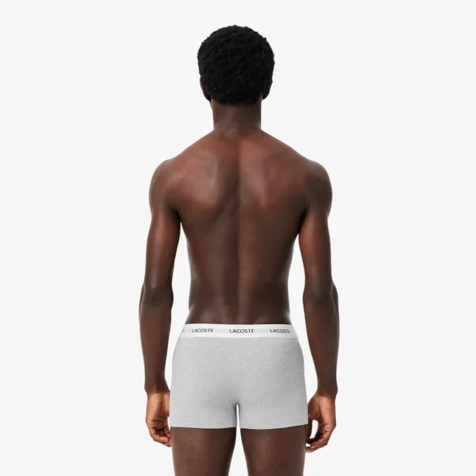 Conjunto de 3 boxers em algodão elástico para homem