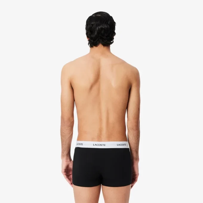 Conjunto de 3 boxers em algodão elástico para homem