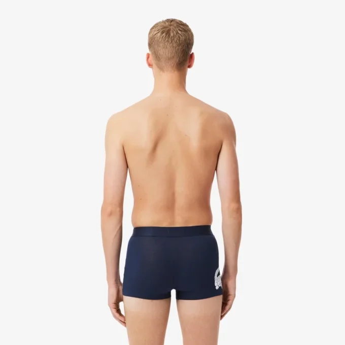Conjunto de 3 boxers em algodão elástico para homem
