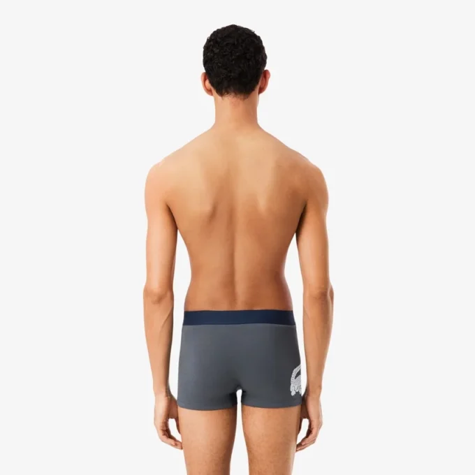 Conjunto de 3 boxers em algodão elástico para homem