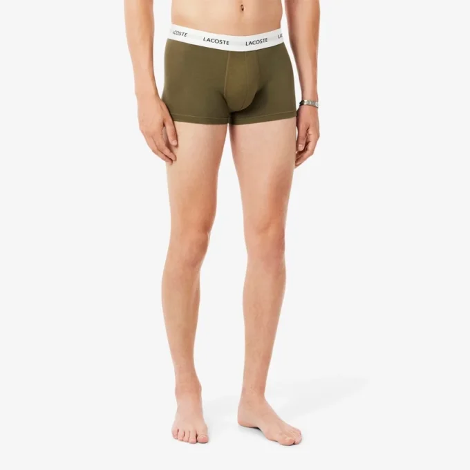 Conjunto de 3 boxers em algodão elástico para homem