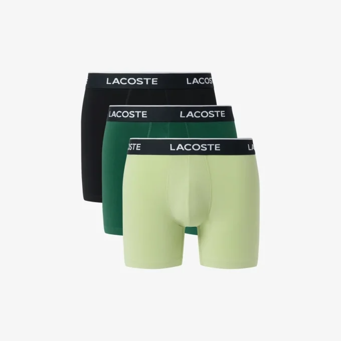 Conjunto de 3 Boxers em algodão elástico para homem