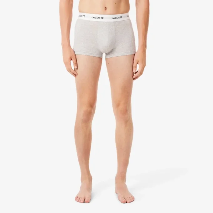 Conjunto de 3 boxers em algodão elástico para homem
