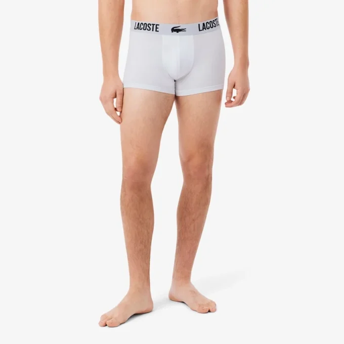 Conjunto de 3 boxers em algodão elástico para homem