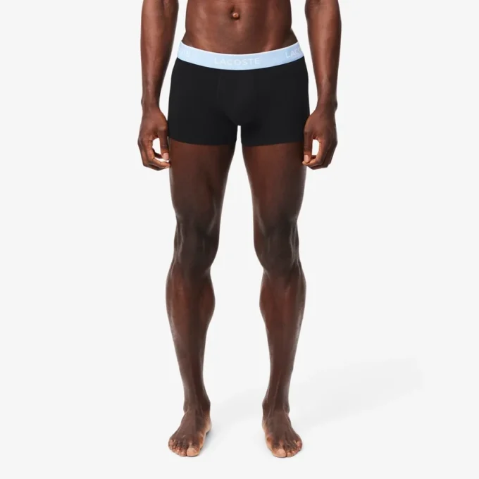Conjunto de 3 boxers em algodão elástico para homem