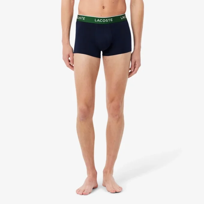 Conjunto de 3 boxers em algodão elástico para homem