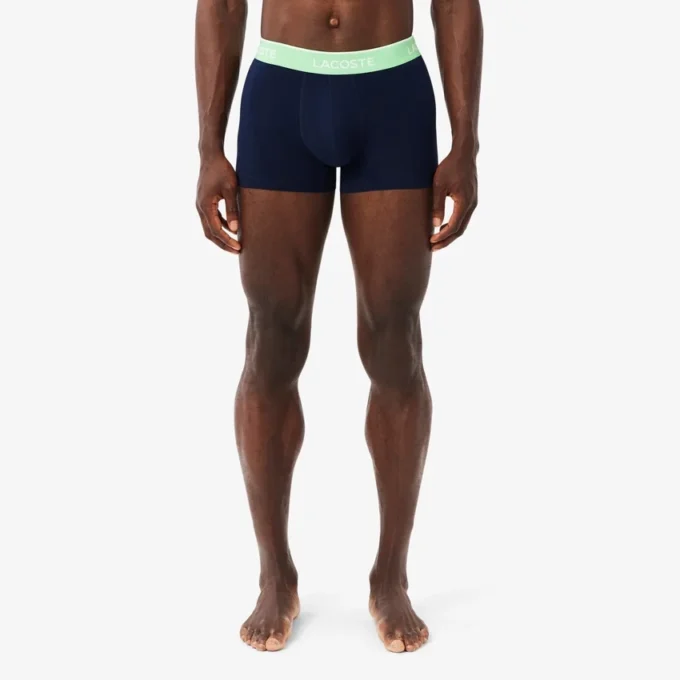 Conjunto de 3 boxers em algodão elástico para homem