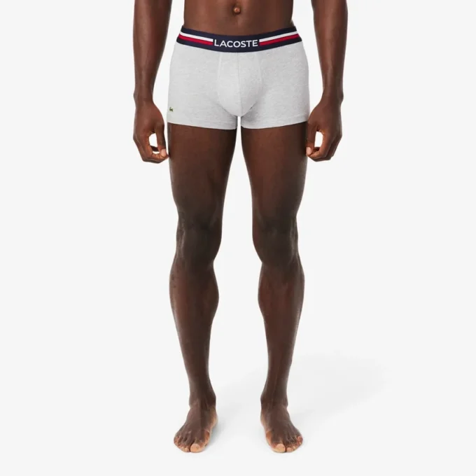 Conjunto de 3 boxers em algodão elástico para homem