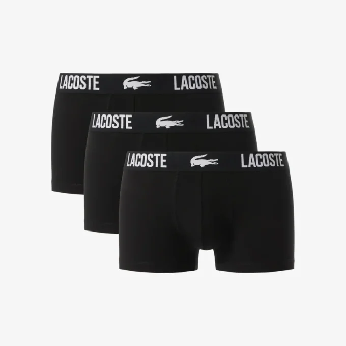 Conjunto de 3 boxers em algodão elástico para homem