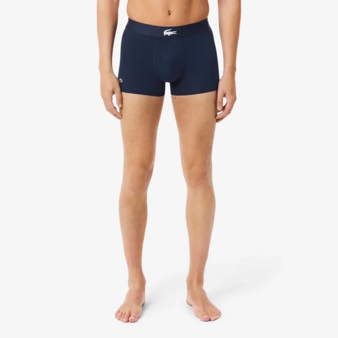 Conjunto de 3 boxers em algodão elástico para homem