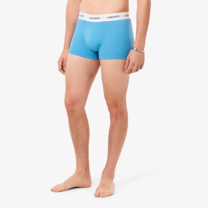 Conjunto de 3 boxers em algodão elástico para homem