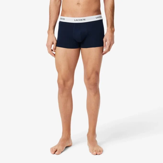 Conjunto de 3 boxers em algodão elástico para homem