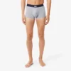 Conjunto de 3 boxers em algodão elástico para homem