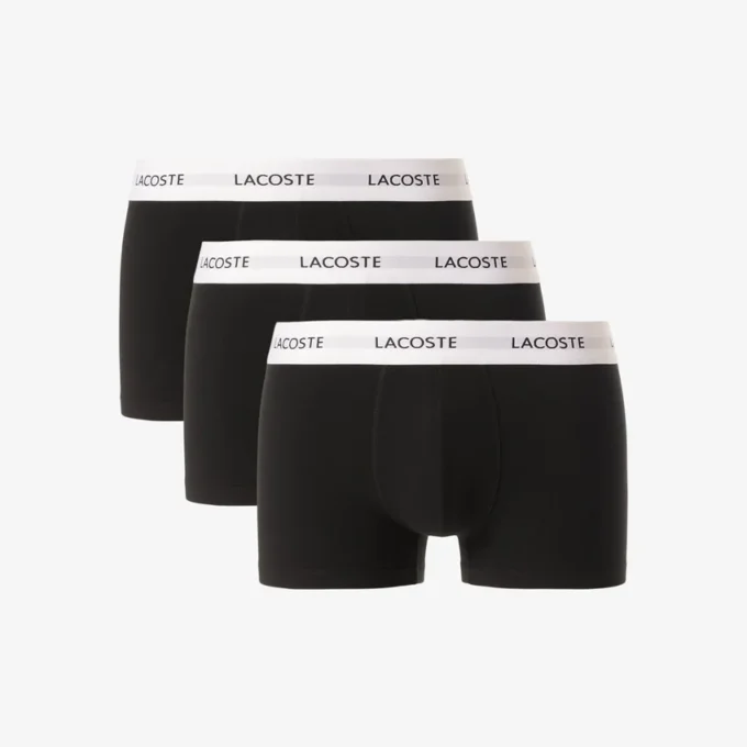 Conjunto de 3 boxers em algodão elástico para homem