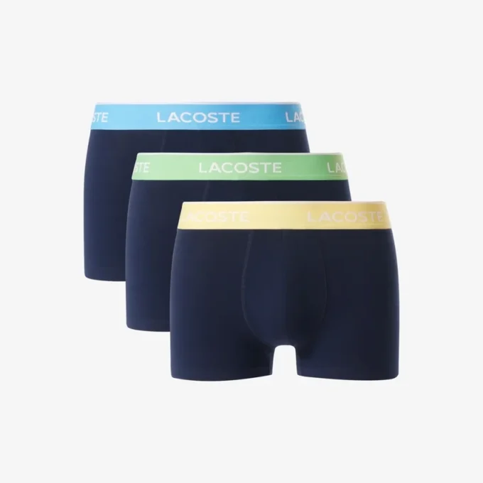 Conjunto de 3 boxers em algodão elástico para homem