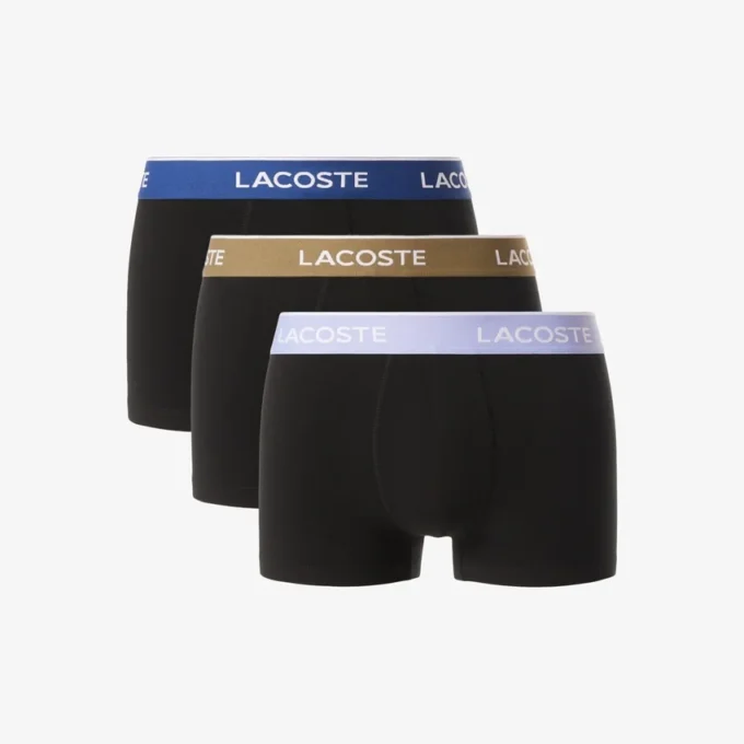Conjunto de 3 boxers em algodão elástico para homem