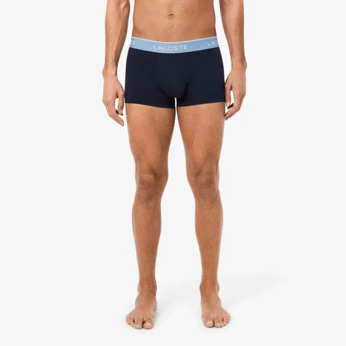 Conjunto de 3 boxers em algodão elástico para homem