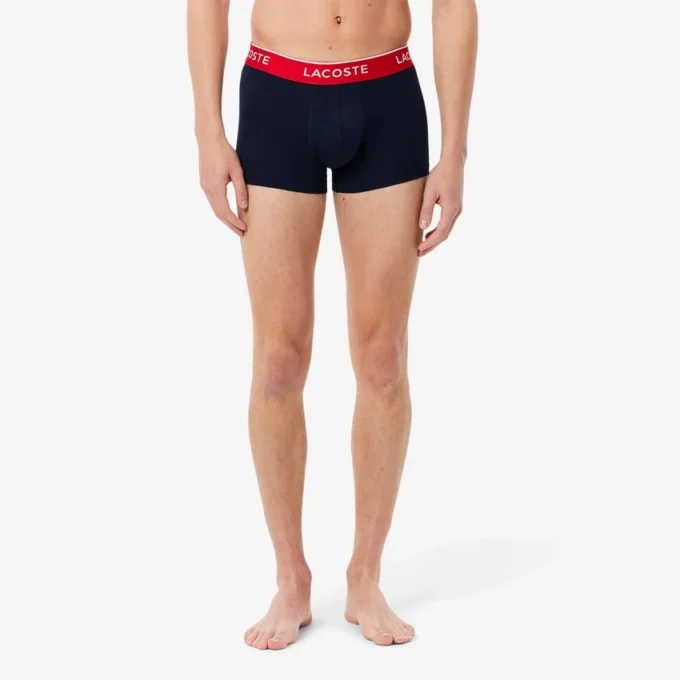Conjunto de 3 boxers em algodão elástico para homem