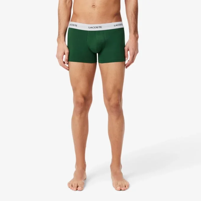 Conjunto de 3 boxers em algodão elástico para homem