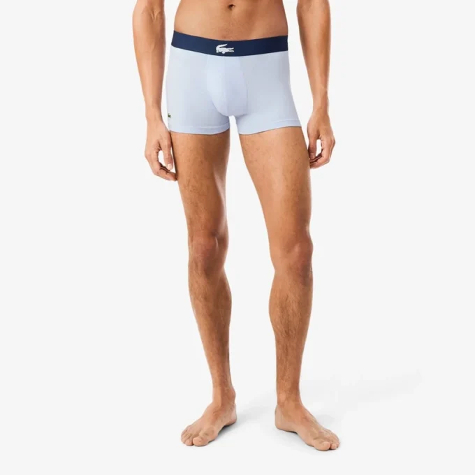 Conjunto de 3 boxers em algodão elástico para homem