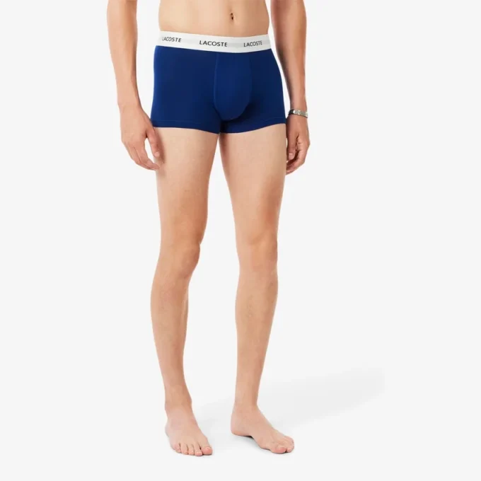 Conjunto de 3 boxers em algodão elástico para homem