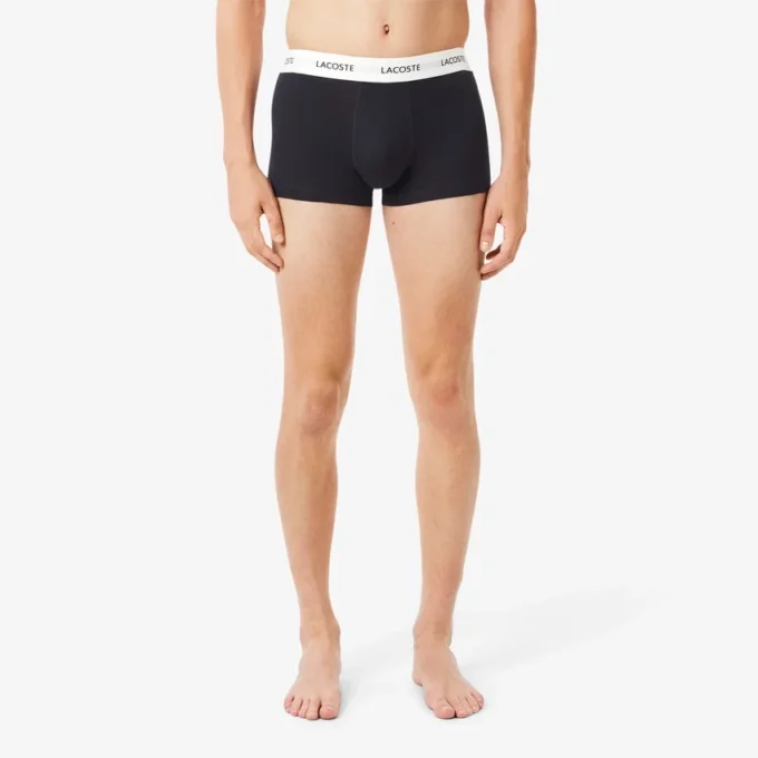 Conjunto de 3 boxers em algodão elástico para homem