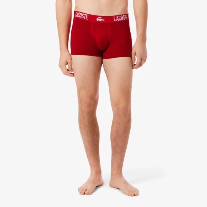 Conjunto de 3 boxers em algodão elástico para homem