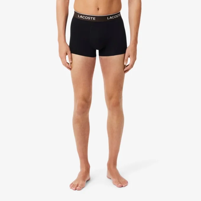 Conjunto de 3 boxers em algodão elástico para homem