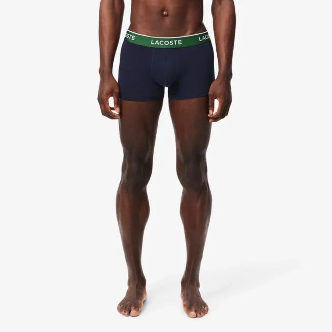 Conjunto de 3 boxers em algodão elástico para homem