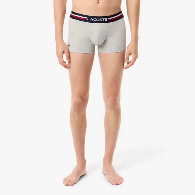 Conjunto de 3 boxers em algodão elástico para homem