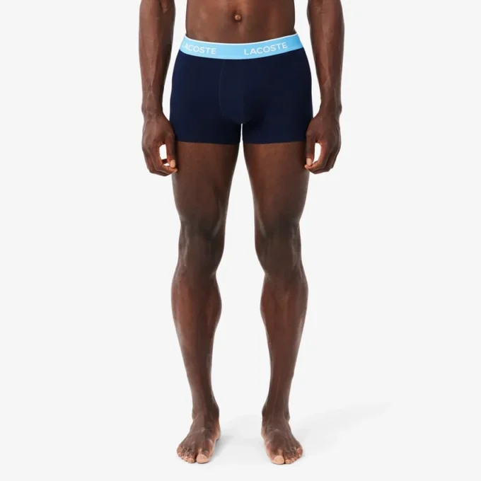 Conjunto de 3 boxers em algodão elástico para homem
